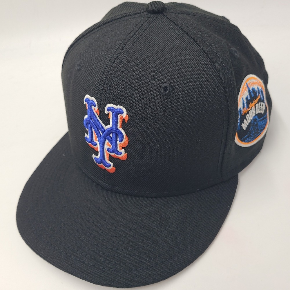 New York Mets Hat Fitted 7 5/8 New Era 59Fifty Black MLB Mobb Deep The Infamous